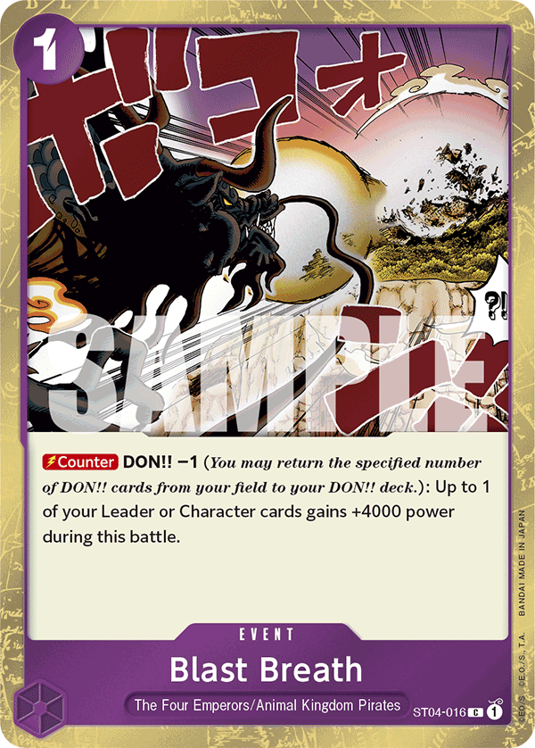 Blast Breath (Jolly Roger Foil) ST04-016_p2 One Piece TCG
