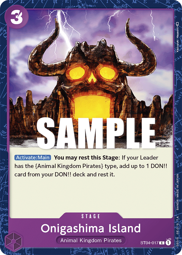 Onigashima Island ST04-017 One Piece TCG