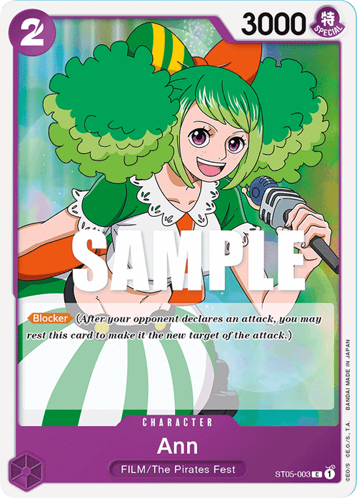 Ann ST05-003 One Piece TCG