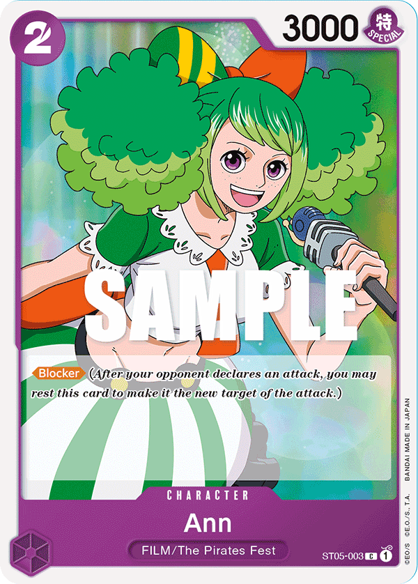 Ann ST05-003 One Piece TCG