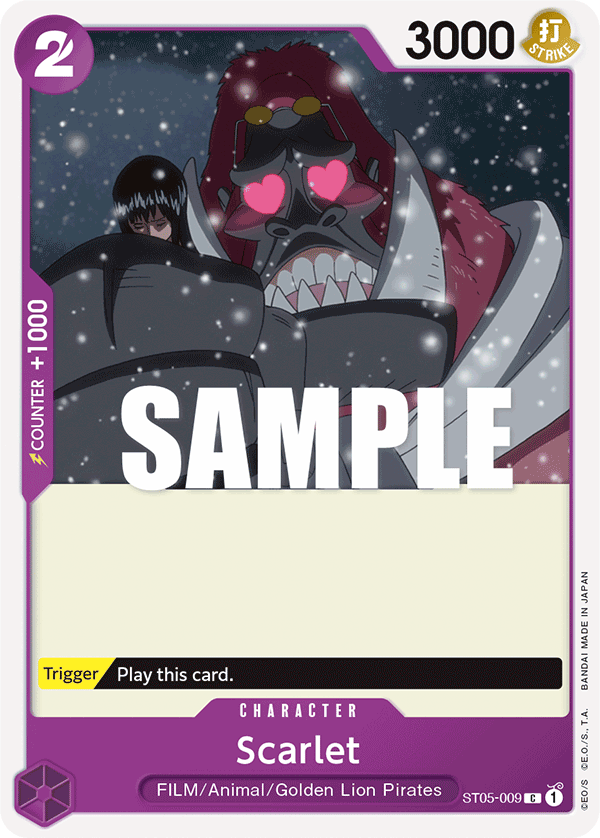 Scarlet ST05-009 One Piece TCG
