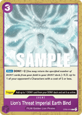 Lion's Threat Imperial Earth Bind ST05-016 One Piece TCG