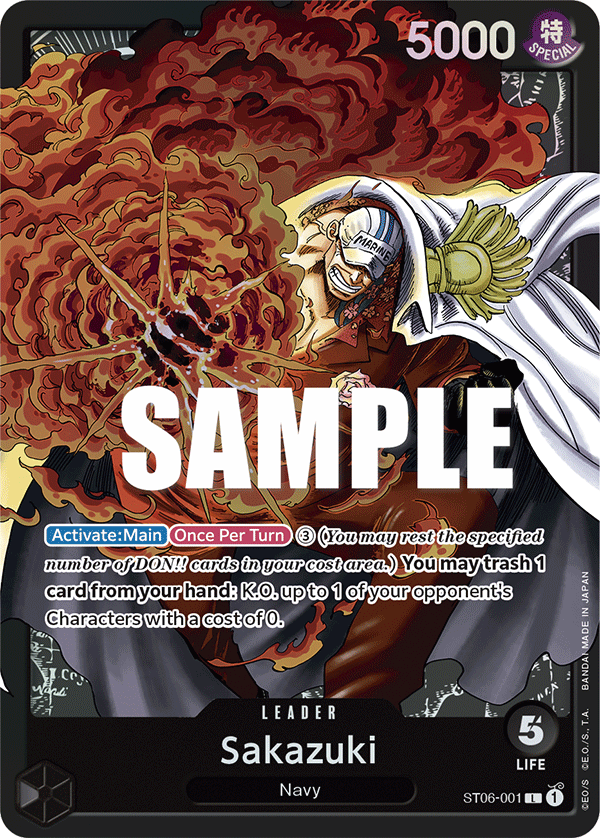 Sakazuki ST06-001 One Piece TCG