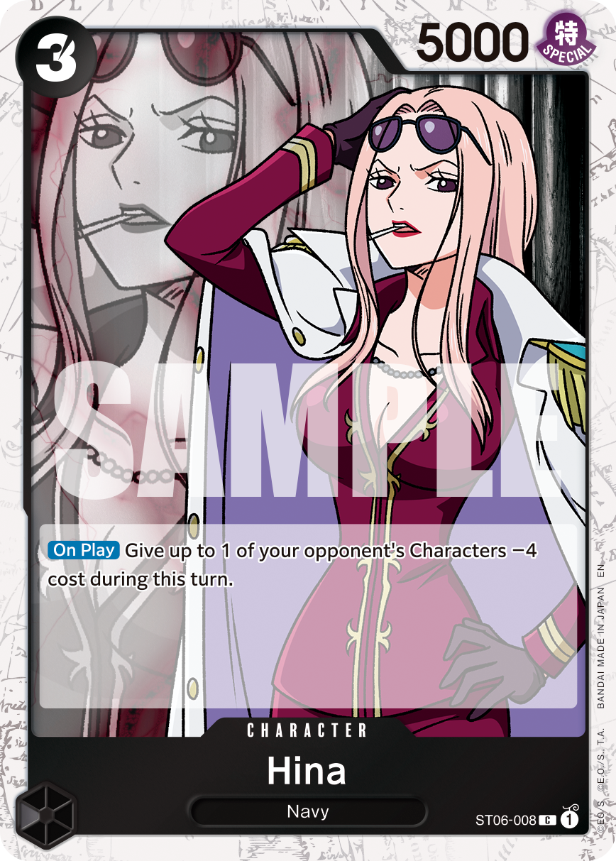 Hina (Pirate Foil) ST06-008_p1 One Piece TCG