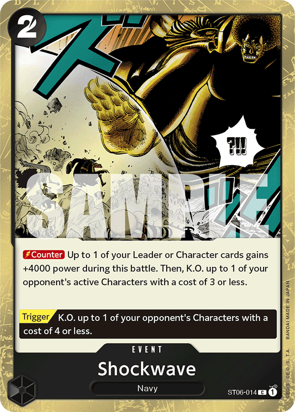 Shockwave (Jolly Roger Foil) ST06-014_p2 One Piece TCG