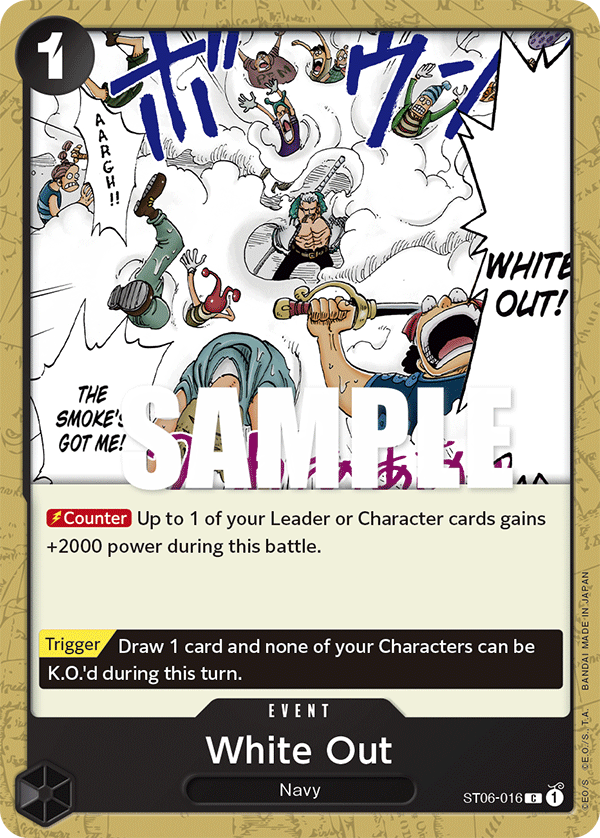 White Out ST06-016 One Piece TCG