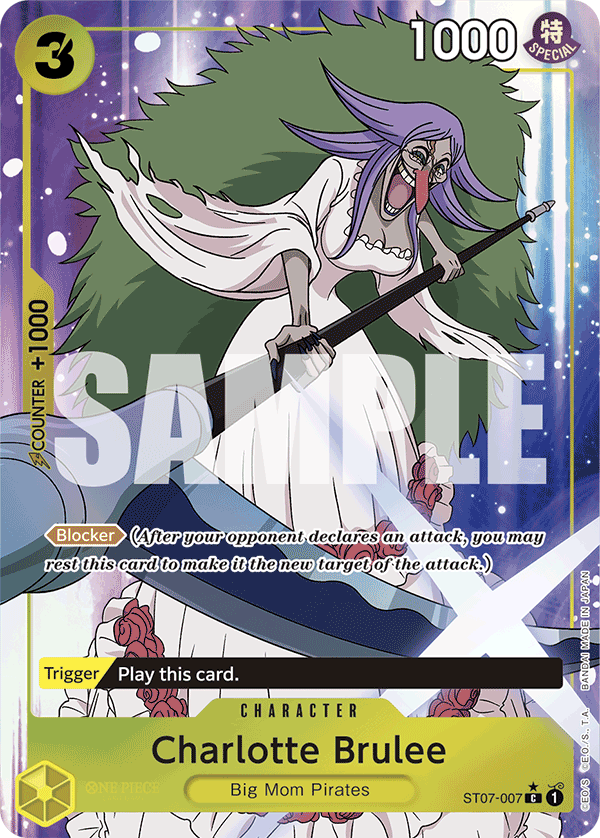 Charlotte Brulee (Full Art) ST07-007_p3 One Piece TCG