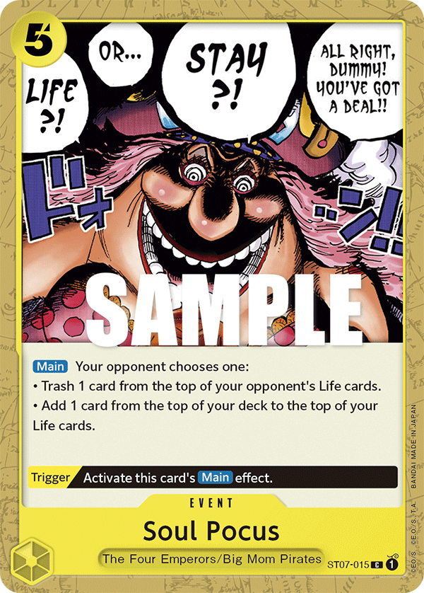 Soul Pocus ST07-015 One Piece TCG