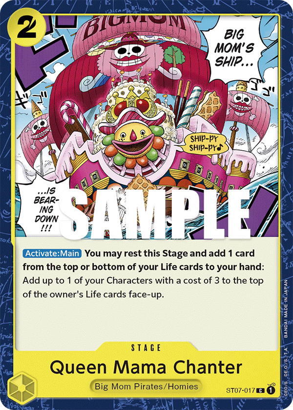 Queen Mama Chanter ST07-017 One Piece TCG