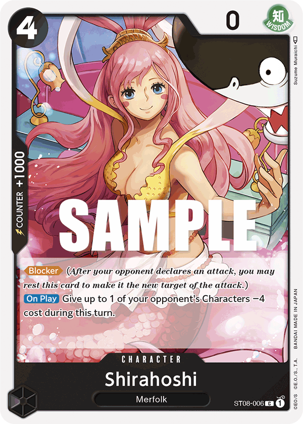 Shirahoshi ST08-006 One Piece TCG