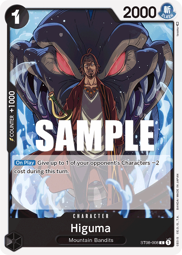 Higuma ST08-008 One Piece TCG