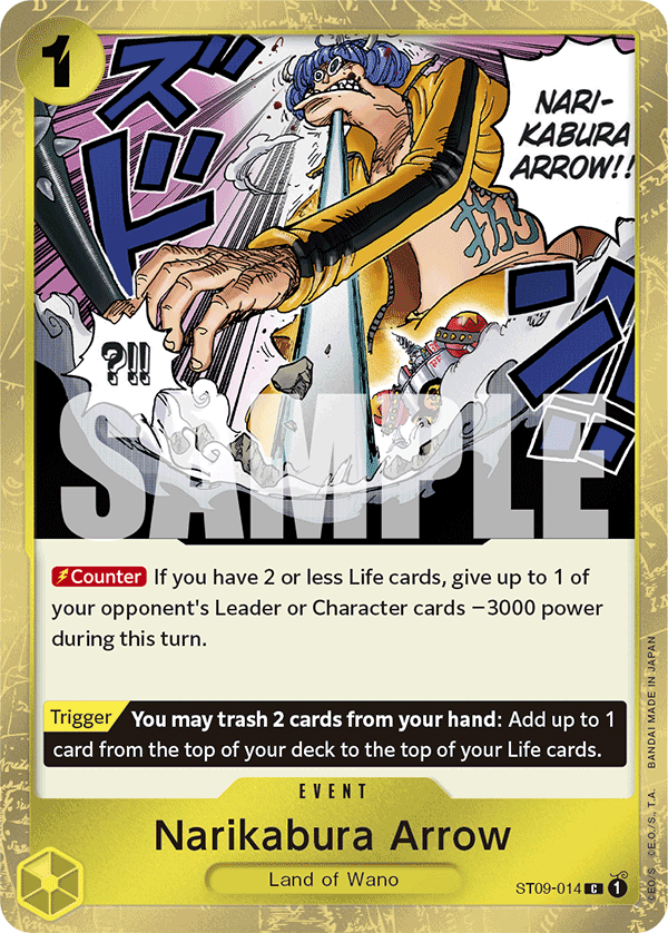 Narikabura Arrow (Jolly Roger Foil) ST09-014_p2 One Piece TCG