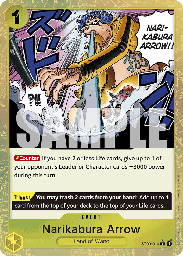Narikabura Arrow (Textured Foil) ST09-014_p3 One Piece TCG