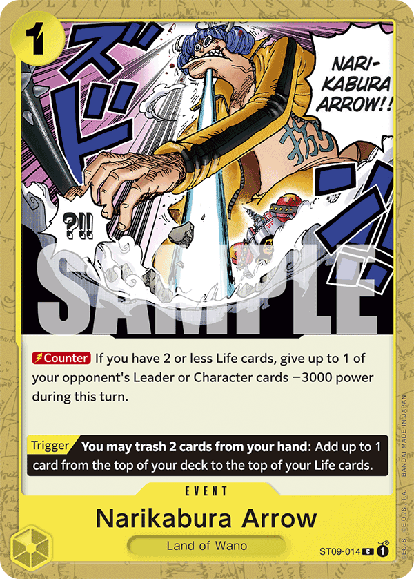Narikabura Arrow ST09-014_r1 One Piece TCG