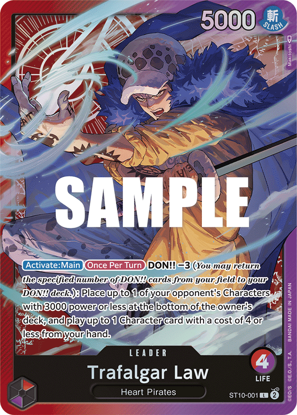 Trafalgar Law (001) ST10-001 One Piece TCG