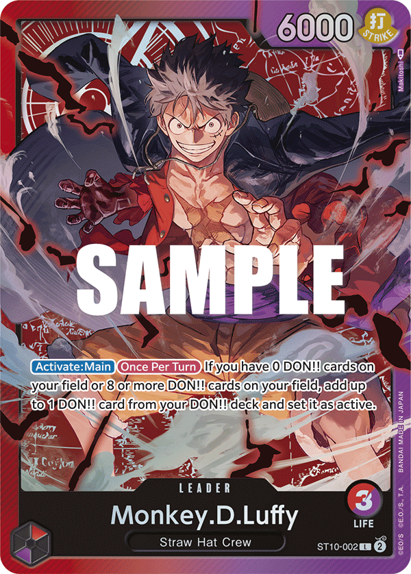 Monkey.D.Luffy (002) ST10-002 One Piece TCG