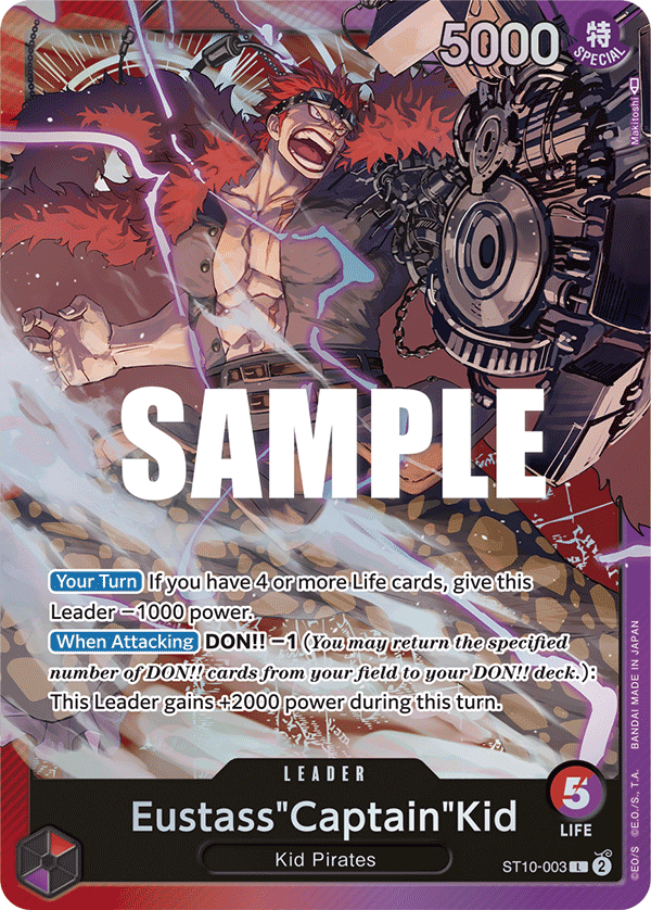 Eustass"Captain"Kid (003) ST10-003 One Piece TCG