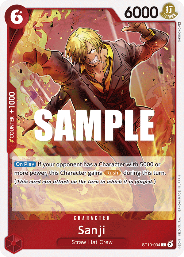 Sanji ST10-004 One Piece TCG