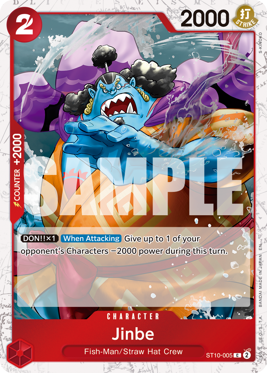 Jinbe - ST10-005 (Pirate Foil) ST10-005_p2 One Piece TCG