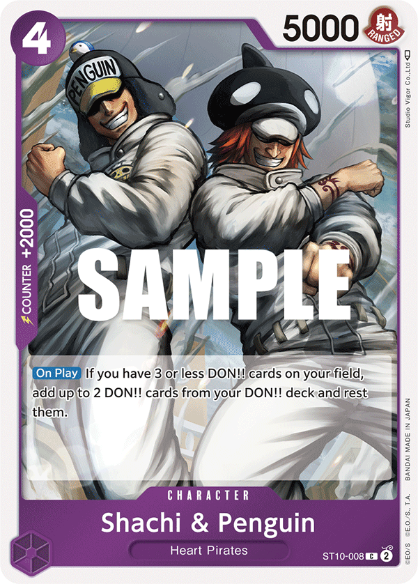 Shachi & Penguin ST10-008 One Piece TCG