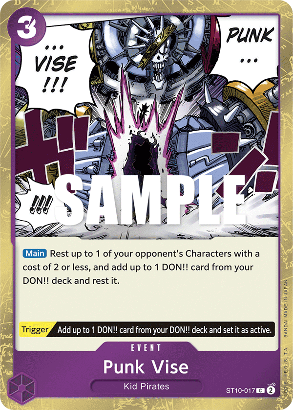 Punk Vise ST10-017 One Piece TCG