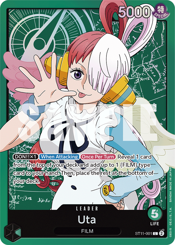 Uta (001) ST11-001 One Piece TCG