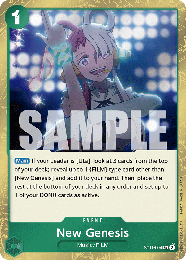 New Genesis ST11-004 One Piece TCG