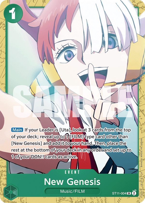 New Genesis ST11-004_p2 One Piece TCG