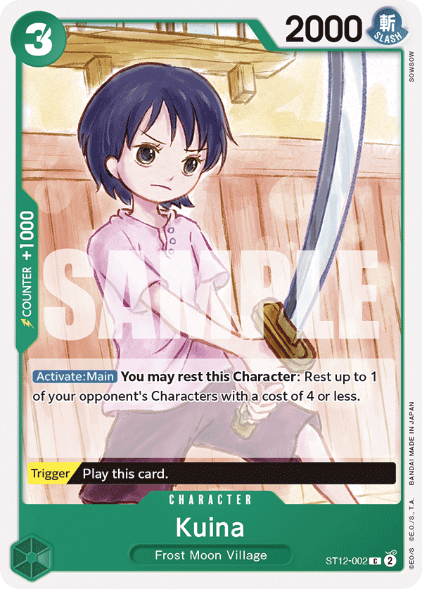 Kuina ST12-002 One Piece TCG