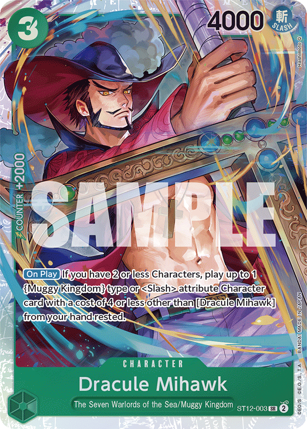 Dracule Mihawk ST12-003 One Piece TCG