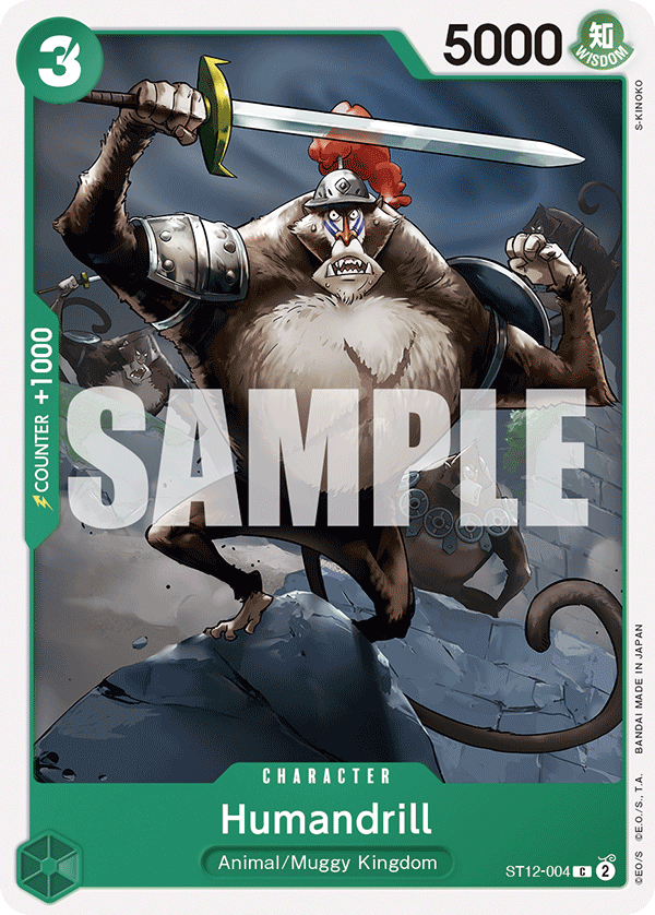 Humandrill ST12-004 One Piece TCG