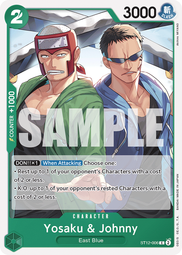 Yosaku & Johnny ST12-006 One Piece TCG