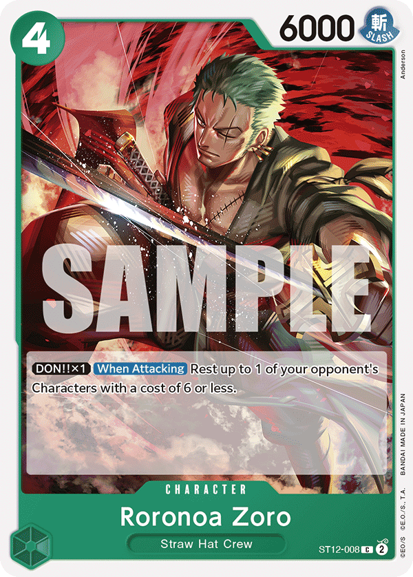 Roronoa Zoro ST12-008 One Piece TCG