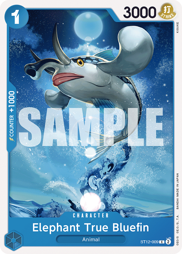Elephant True Bluefin ST12-009 One Piece TCG