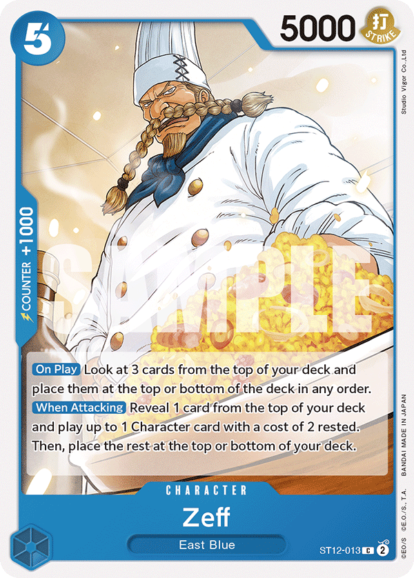 Zeff ST12-013 One Piece TCG