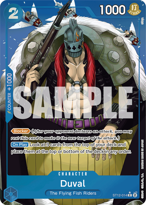 Duval (Full Art) ST12-014_p3 One Piece TCG