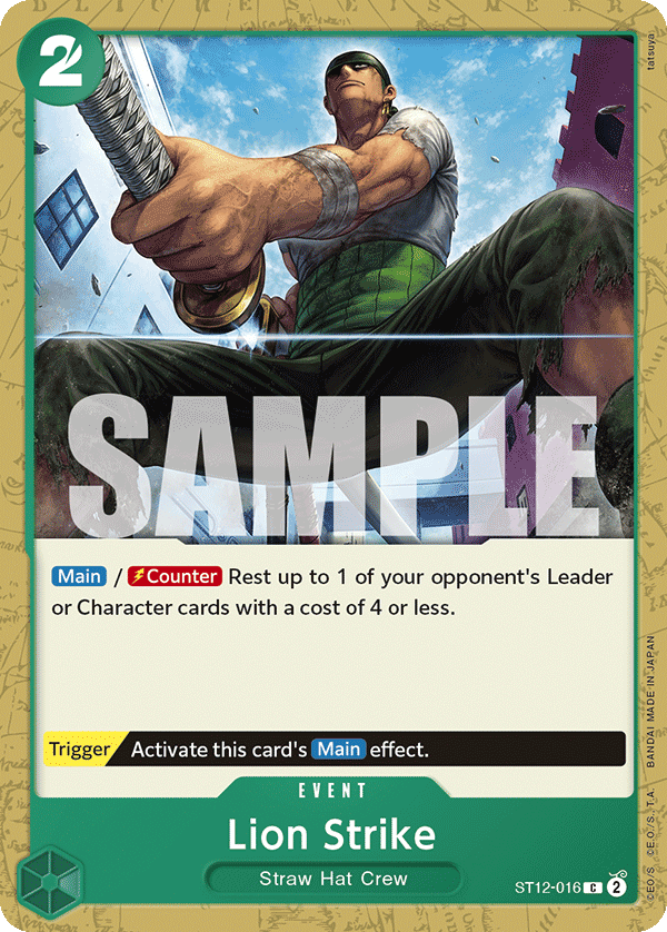 Lion Strike ST12-016 One Piece TCG