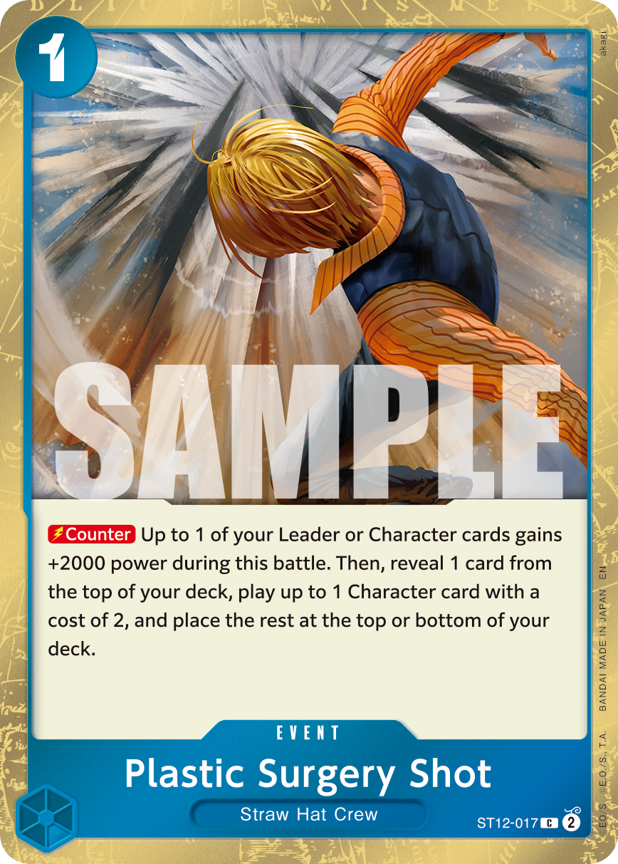 Plastic Surgery Shot - ST12-017 (Pirate Foil) ST12-017_p1 One Piece TCG