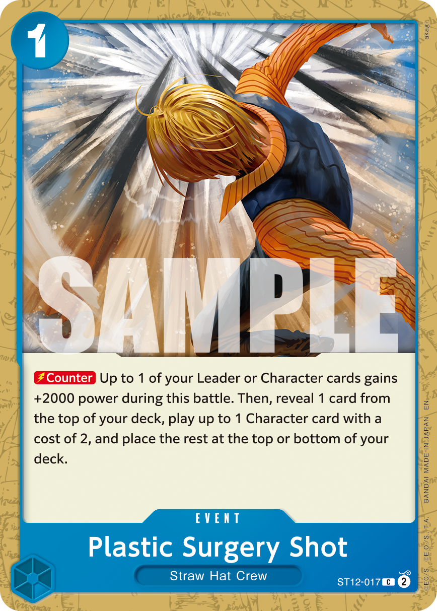 Plastic Surgery Shot - ST12-017 (Reprint) ST12-017_r1 One Piece TCG