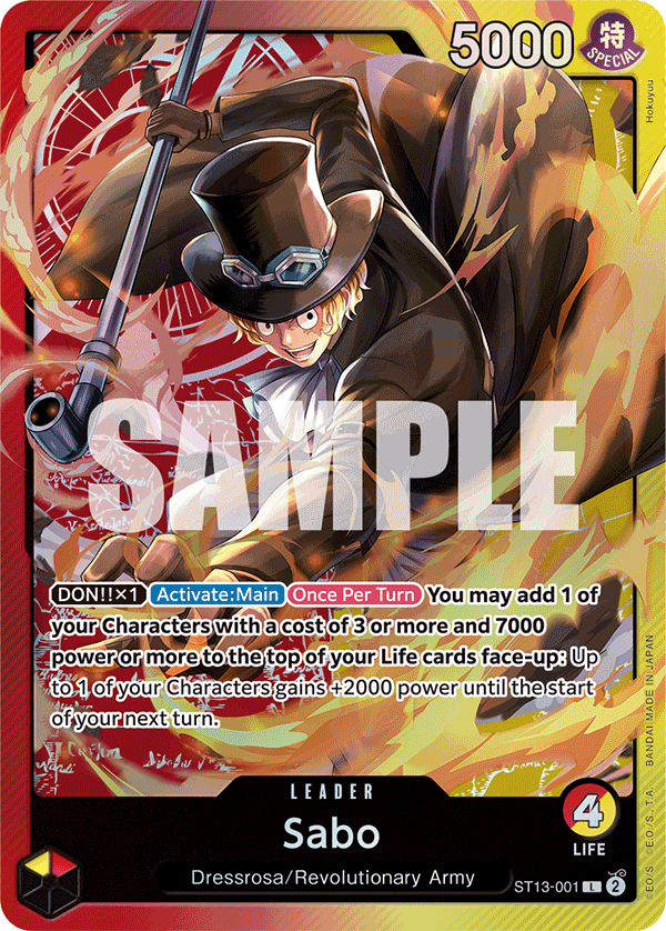 Sabo (001) ST13-001 One Piece TCG
