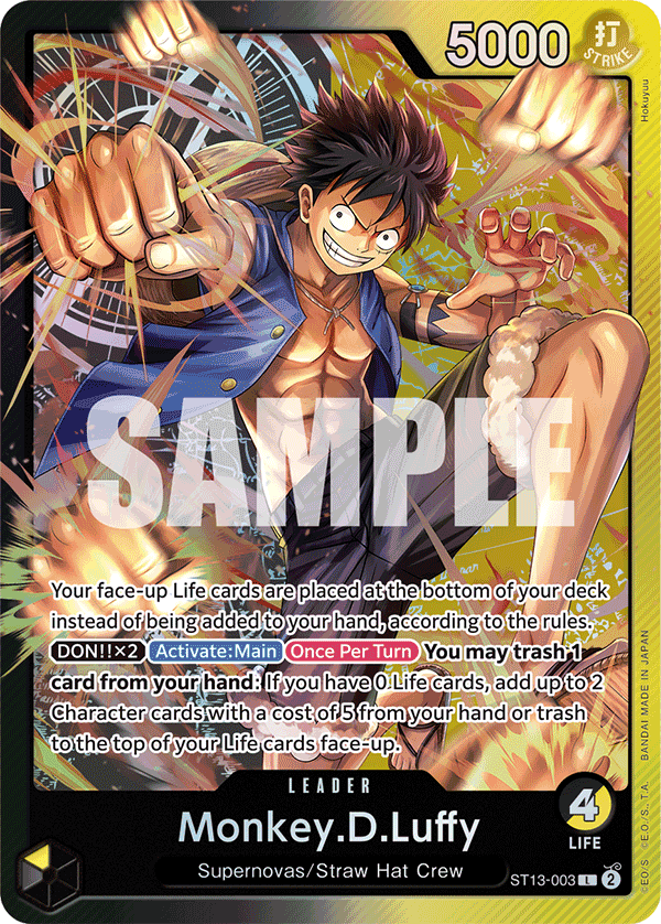 Monkey.D.Luffy (003) ST13-003 One Piece TCG