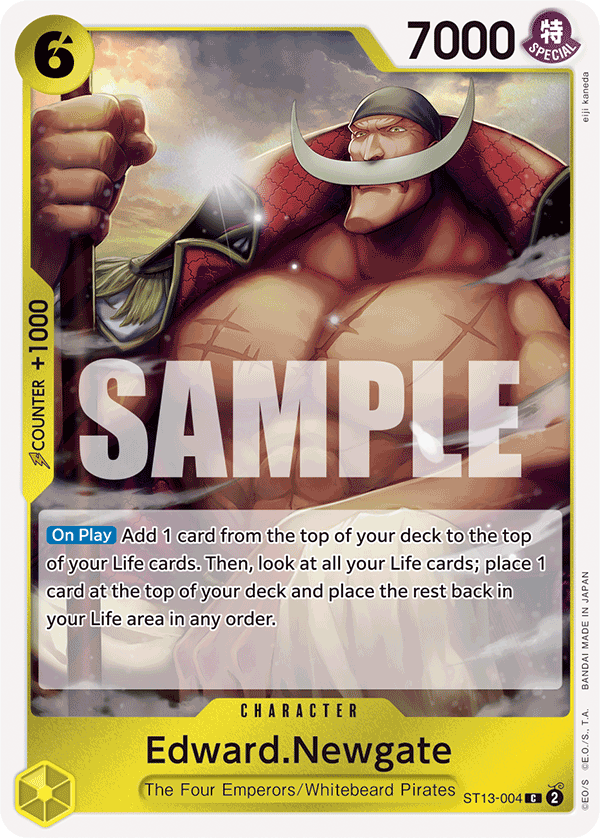 Edward.Newgate ST13-004 One Piece TCG