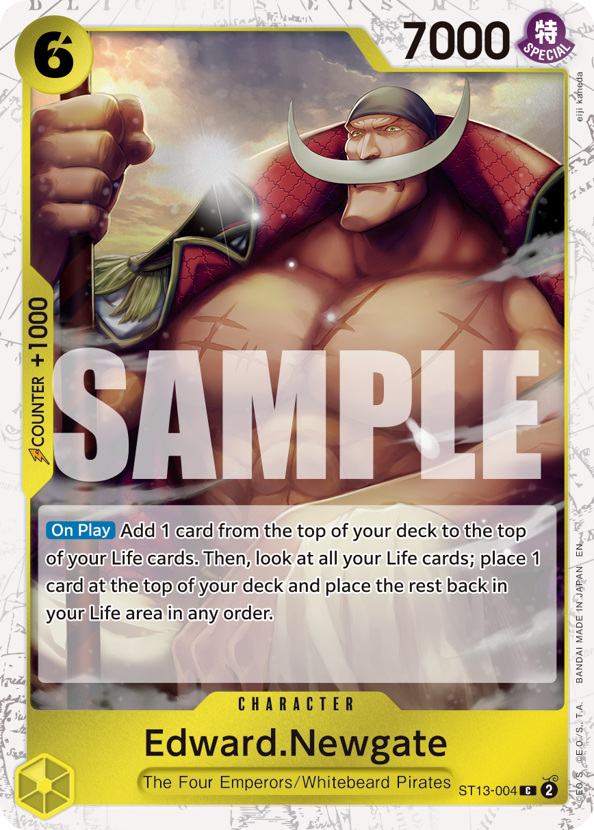 Edward.Newgate - ST13-004 (Pirate Foil) ST13-004_p2 One Piece TCG