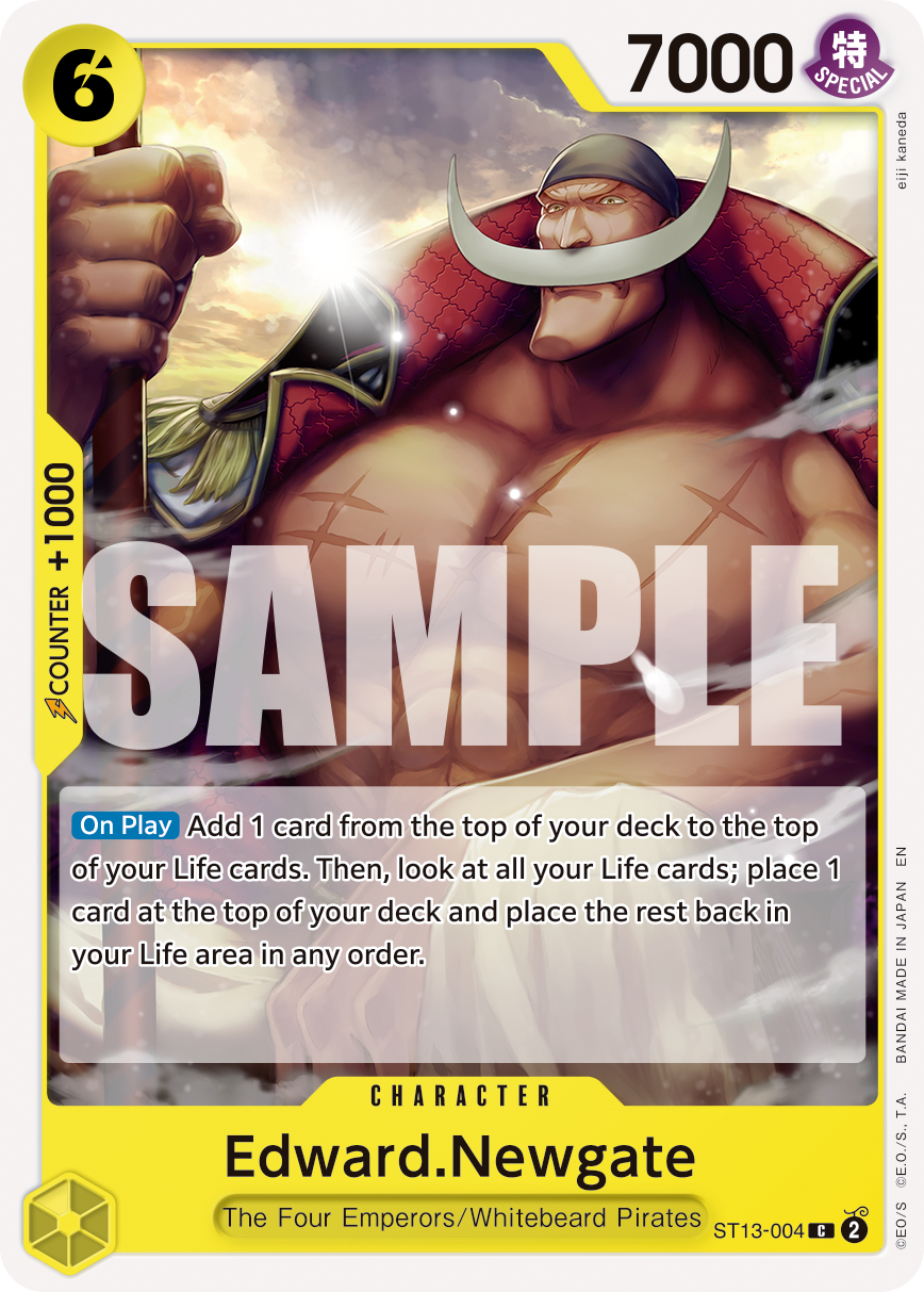 Edward.Newgate - ST13-004 (Reprint) ST13-004_r1 One Piece TCG