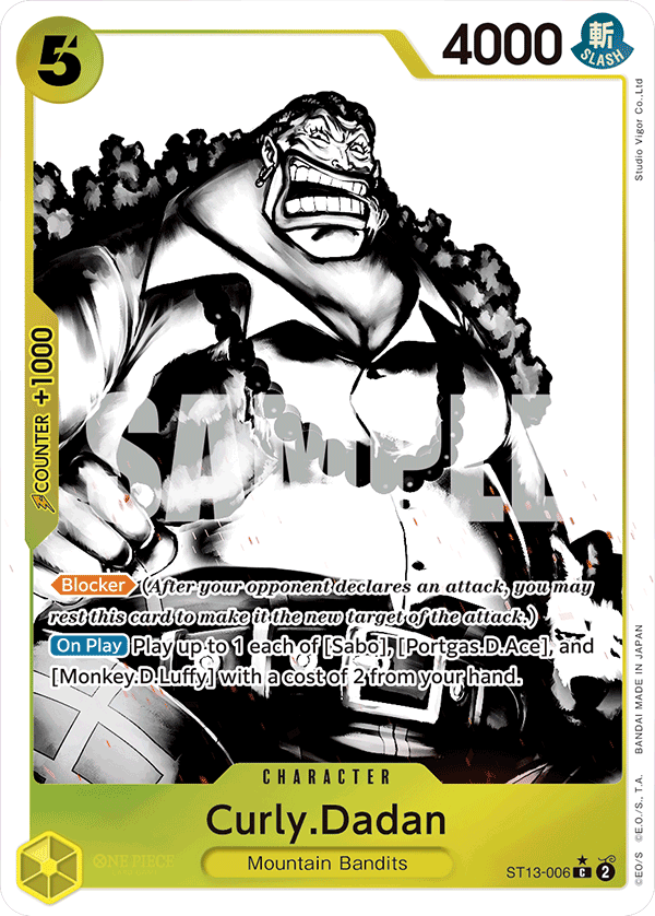Curly.Dadan (Parallel) ST13-006_p1 One Piece TCG