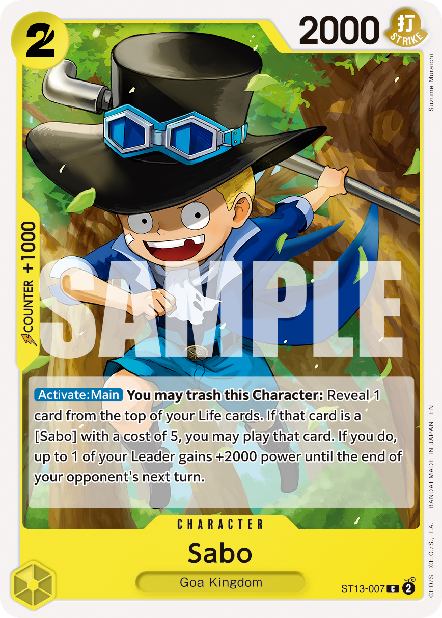 Sabo - ST13-007 (Reprint) ST13-007_r1 One Piece TCG
