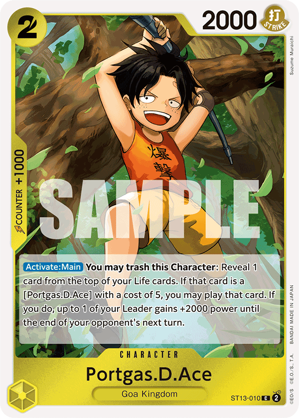 Portgas.D.Ace (010) ST13-010 One Piece TCG