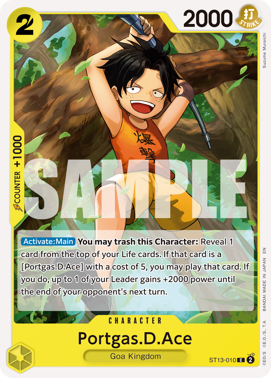 Portgas.D.Ace - ST13-010 (Reprint) ST13-010_r1 One Piece TCG