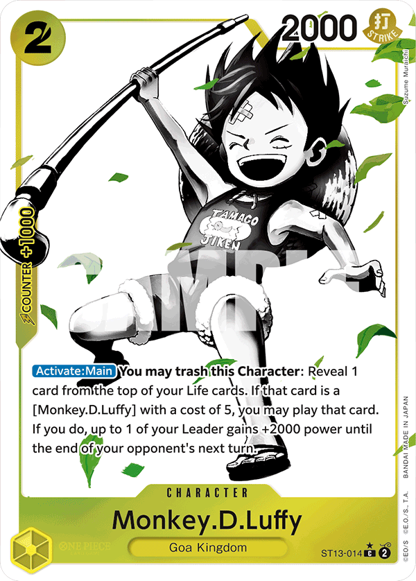 Monkey.D.Luffy (014) (Parallel) ST13-014_p1 One Piece TCG
