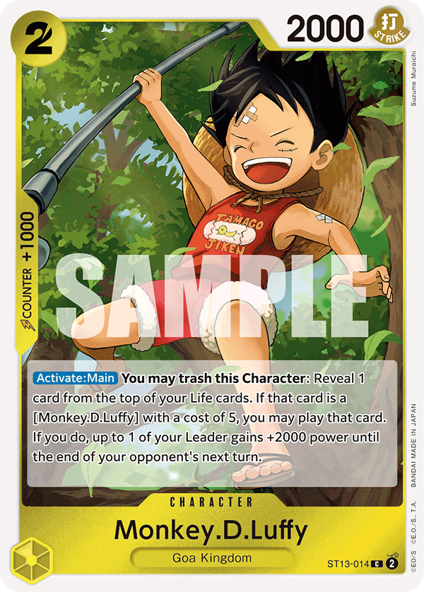 Monkey.D.Luffy (014) ST13-014 One Piece TCG